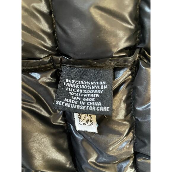 Reebok Puffy Down Coat, Packable, Black, Exc Cond, Warm, Trendy, 2XL - Picture 7 of 7